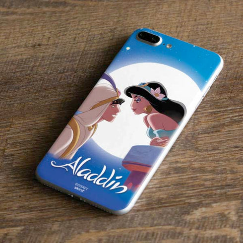 Disney Aladdin and Princess Jasmine Kiss iPhone 8 Plus Skin